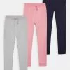 Friboo BASIC GIRLS 3 PACK - Jogginghose - Pink, Grey, Dark Blue, Kinder -Friboo Schuhe Geschaft 0345824a38344641b5793ca8933d9e78