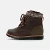 Friboo BOOTIES - Schnürstiefelette - Dark Brown, Kinder -Friboo Schuhe Geschaft 058ce3d229804933b5a3866890b0de4e