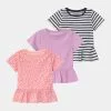Friboo 3 PACK - T-Shirt Print - Pink/purple/black, Kinder -Friboo Schuhe Geschaft 111eee126e2144adb4869b3c4f681dc8