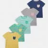 Friboo POCKET TEE 5 PACK - T-Shirt Print - Multi-coloured - 917_green - 602_yellow - 202, Kinder -Friboo Schuhe Geschaft 169f118cb1924f61be15fddab39e1680