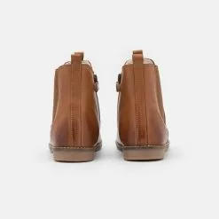 Friboo LEATHER BOOTIES - Stiefelette - Cognac, Kinder -Friboo Schuhe Geschaft 18448ea918b9451e90e2bed68fc04452