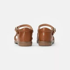 Friboo LEATHER SANDALS - Riemensandalette - Cognac, Kinder -Friboo Schuhe Geschaft 1e0ccef36b37421dbb9bf5b5e1b2bebb