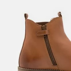 Friboo LEATHER BOOTIES - Stiefelette - Cognac, Kinder -Friboo Schuhe Geschaft 215782131e9f4518bc480a7f4d1693d1