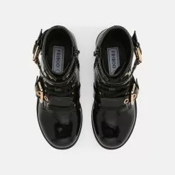 Friboo Schnürstiefelette - Black, Kinder -Friboo Schuhe Geschaft 21b24e8ed1f240db92a1ea87f612f281