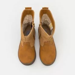 Friboo LEATHER - Stiefel - Cognac, Kinder -Friboo Schuhe Geschaft 2728e68be2ab4429b03f8c684216ac24