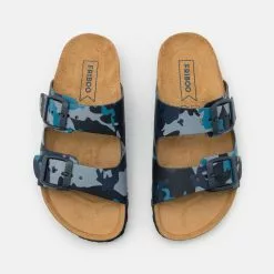 Friboo Pantolette Flach - Dark Blue, Kinder 11 Friboo Pantolette Flach - Dark Blue, Kinder -Friboo Schuhe Geschaft 29b7f25a3241438a8d5be4922fb1d7ec