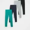 Friboo 4 PACK - Leggings - Hosen - Turquoise/black/light Grey, Kinder -Friboo Schuhe Geschaft 322bd5aba0964735871731a7a55235b9