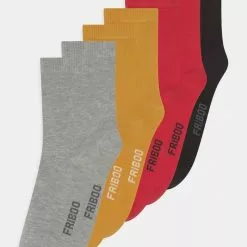Friboo 7 PACK - Socken - Black/ochre/red, Kinder