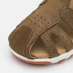 Friboo LEATHER - Riemensandalette - Khaki, Kinder -Friboo Schuhe Geschaft 3bf7d00de61947cc840e6cc265a146fb