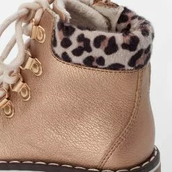 Friboo BOOTIES - Schnürstiefelette - Rose Gold-coloured, Kinder -Friboo Schuhe Geschaft 3cdcaa8f3dc246a1ad6c875ae070b825