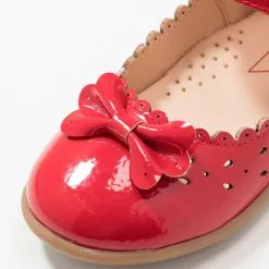 Friboo Riemchenballerina - Red, Kinder -Friboo Schuhe Geschaft 40c2770b8a6f42a39c11d5947182d5e6