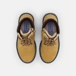 Friboo BOOTIES - Schnürstiefelette - Camel, Kinder -Friboo Schuhe Geschaft 40f0b9d5f4db44a9a7ad2a1c440be70d