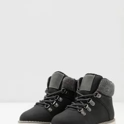 Friboo Schnürstiefelette - Black, Kinder -Friboo Schuhe Geschaft 4547e237e8654c7aa36630d934a95266