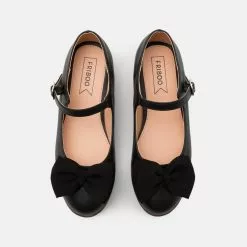 Friboo Riemchenballerina - Black, Kinder -Friboo Schuhe Geschaft 4f752c1e5a624d9aaf1909a18a72a167