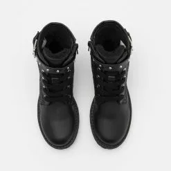 Friboo Schnürstiefelette - Black, Kinder -Friboo Schuhe Geschaft 4faab33ed9f547ac800d847b863b2824