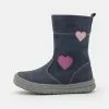 Friboo LEATHER - Stiefel - Blue-grey, Kinder -Friboo Schuhe Geschaft 532507cfef1f42acbf5a52ed24f4b6d4