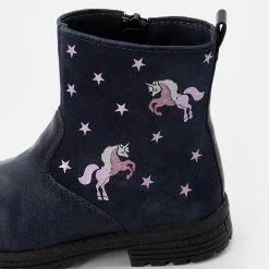 Friboo LEATHER BOOTIES - Stiefelette - Dark Grey, Kinder -Friboo Schuhe Geschaft 640a2ab8be4246b3b86b14f16ffbf794