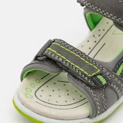 Friboo LEATHER - Trekkingsandale - Dark Grey, Kinder -Friboo Schuhe Geschaft 658dc1eac15943e09eabc334d3fdd94e