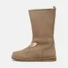 Friboo LEATHER - Stiefel - Taupe, Kinder -Friboo Schuhe Geschaft 66d60b89f09e4443ad85c935ef3004e4