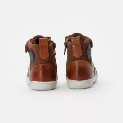 Friboo LEATHER BOOTIES - Sneaker High - Cognac, Kinder -Friboo Schuhe Geschaft 68200f8ed76841dda826de39154c795e