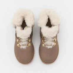 Friboo LEATHER - Schnürstiefelette - Nude, Kinder -Friboo Schuhe Geschaft 6a184fdca469448386558f07ef5b6c66