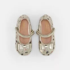 Friboo BALLET PUMPS - Riemchenballerina - Gold, Kinder -Friboo Schuhe Geschaft 6ac4770984b640959a5783fe22efc42b