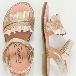 Friboo LEATHER - Riemensandalette - Gold, Kinder