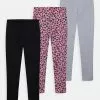 Friboo BASIC GIRLS PACK - Leggings - Hosen - Multi-coloured / Pink /grey, Kinder -Friboo Schuhe Geschaft 7413c7ff441749818a3c285e31d6fbb8