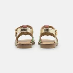 Friboo LEATHER - Riemensandalette - Gold, Kinder -Friboo Schuhe Geschaft 7550e9c674334170bf9094b30feb918e