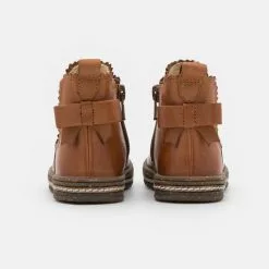 Friboo LEATHER - Stiefelette - Cognac, Kinder -Friboo Schuhe Geschaft 760a6cfe413a42efb2987317095ca9ea