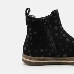 Friboo LEATHER - Stiefelette - Black, Kinder -Friboo Schuhe Geschaft 853d78a5530448169d1a48e3fddcf330