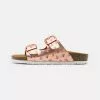 Friboo Pantolette Flach - Rose Gold, Kinder