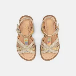 Friboo SANDALS - Riemensandalette - Gold, Kinder -Friboo Schuhe Geschaft 933a549db2cb4f90bc1c835dfd483a69