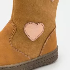 Friboo LEATHER - Stiefel - Cognac, Kinder -Friboo Schuhe Geschaft 961b0376f69e403a8a47fdf64cbec213