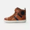 Friboo LEATHER BOOTIES - Sneaker High - Cognac, Kinder -Friboo Schuhe Geschaft 9714d56ec1824e50a7d15910d44e543b