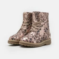 Friboo LEATHER - Schnürstiefelette - Rose Gold, Kinder -Friboo Schuhe Geschaft a34613c6e4834338b9cfc1860d209132