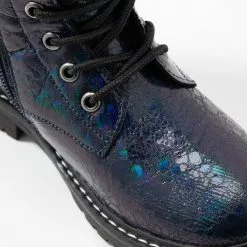 Friboo Schnürstiefelette - Dark Blue, Kinder -Friboo Schuhe Geschaft a4e815f2cc3345c2ac6c901813eb0535