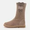 Friboo LEATHER - Stiefel - Taupe, Kinder -Friboo Schuhe Geschaft ae37e2e74ad44405a66c0effdb8c1e92