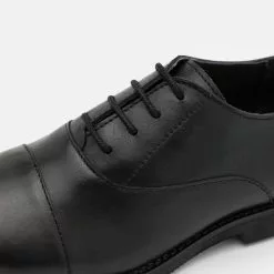 Friboo LEATHER - Schnürer - Black, Kinder -Friboo Schuhe Geschaft ae77f2d70d3d41b480a3720c7e29fa9e