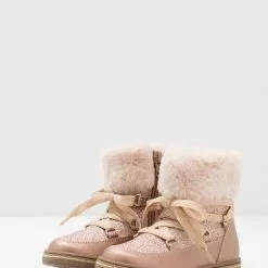 Friboo Schnürstiefelette - Rose Gold, Kinder -Friboo Schuhe Geschaft b02afe69883848fb991a252200692e46