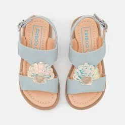 Friboo Riemensandalette - Light Blue, Kinder -Friboo Schuhe Geschaft b144262eaab34e46a0274eebed046a5c