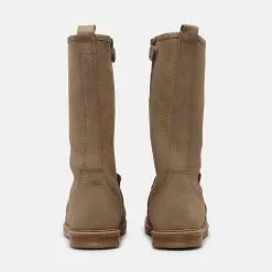 Friboo LEATHER - Stiefel - Taupe, Kinder -Friboo Schuhe Geschaft b577434fd7214dc6ae9d30658d1e513f