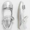 Friboo Riemchenballerina - Silver, Kinder -Friboo Schuhe Geschaft b63be2deebc24d0fa02b1b0e85be1b8b