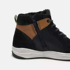 Friboo LEATHER - Schnürstiefelette - Dark Blue, Kinder -Friboo Schuhe Geschaft b8bc1794ce084342b10991ba9e3b5b13