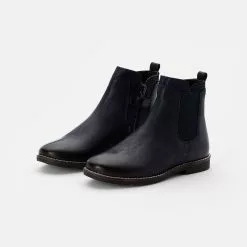 Friboo LEATHER - Stiefelette - Dark Blue, Kinder -Friboo Schuhe Geschaft bf4a35a35f9a4f74868af1d08105334c