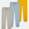 Friboo 3 PACK BASIC BOYS SWEATPANTS - Jogginghose - Grey, Ochre, Blue, Kinder -Friboo Schuhe Geschaft c17904b64c0641aface30edf6db80a0b