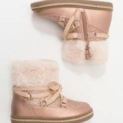 Friboo Schnürstiefelette - Rose Gold, Kinder