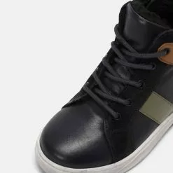 Friboo LEATHER - Schnürstiefelette - Dark Blue, Kinder -Friboo Schuhe Geschaft ca45f2537c40455a9b3304a5ad3f85e3