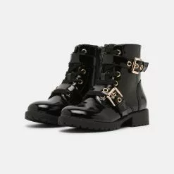 Friboo Schnürstiefelette - Black, Kinder -Friboo Schuhe Geschaft cf3d0ea6af06415eae8c5299748af095