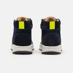 Friboo LEATHER - Sneaker High - Dark Blue, Kinder -Friboo Schuhe Geschaft d034e1e8184e4ff782eb5875f3dedc53